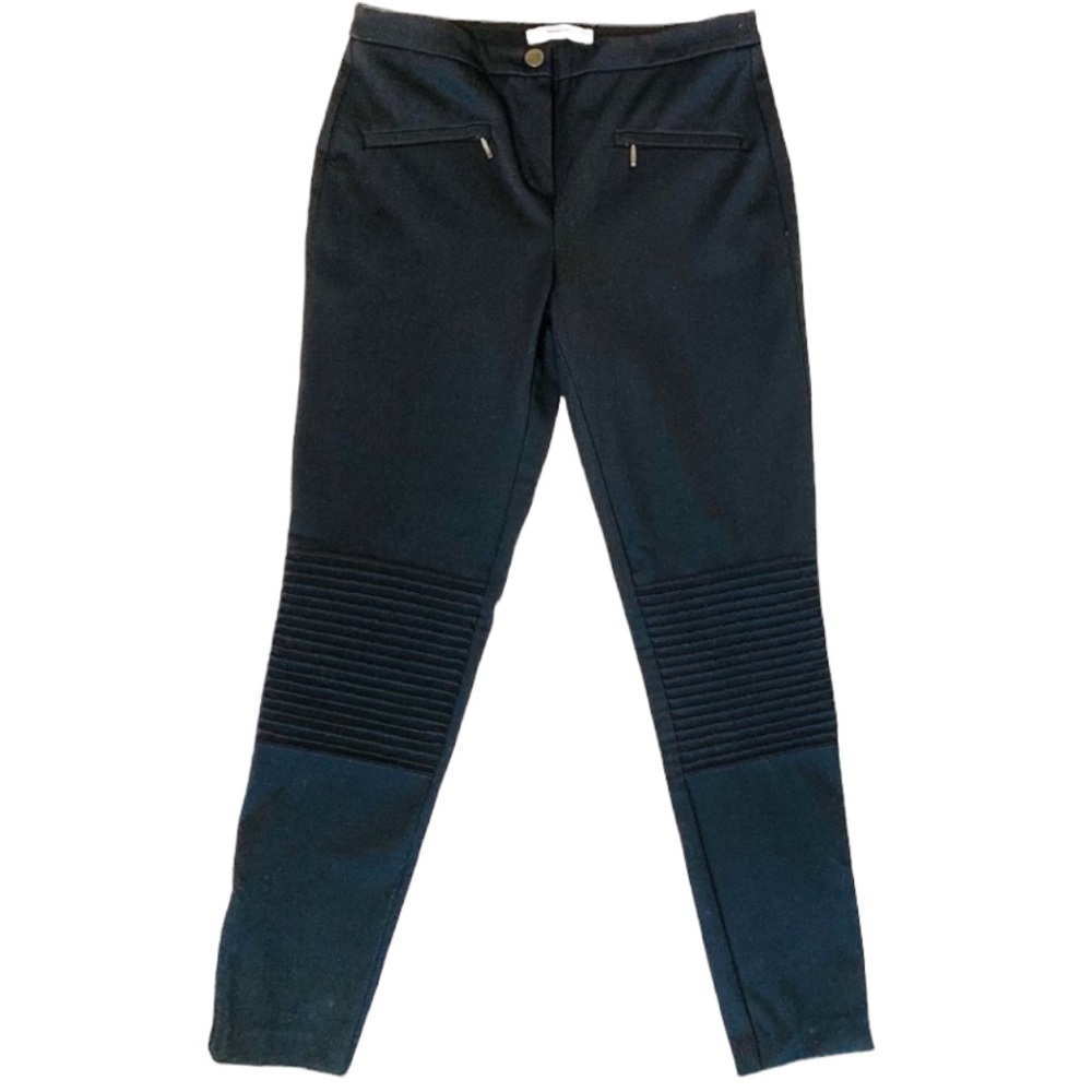 MANGO BLACK TROUSERS PENCIL PANT STRAIGHT LEG WOMEN  SIZE 4